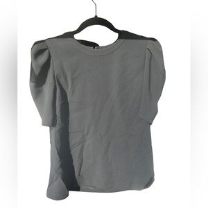 ALC Puff Sleeve Blouse - Black